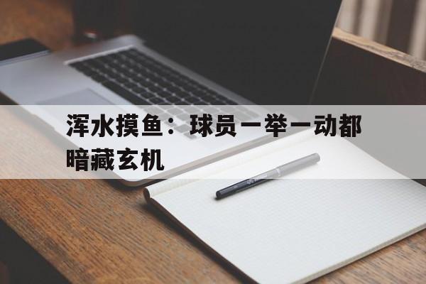 雷火电竞合作-关于浑水摸鱼：球员一举一动都暗藏玄机的信息